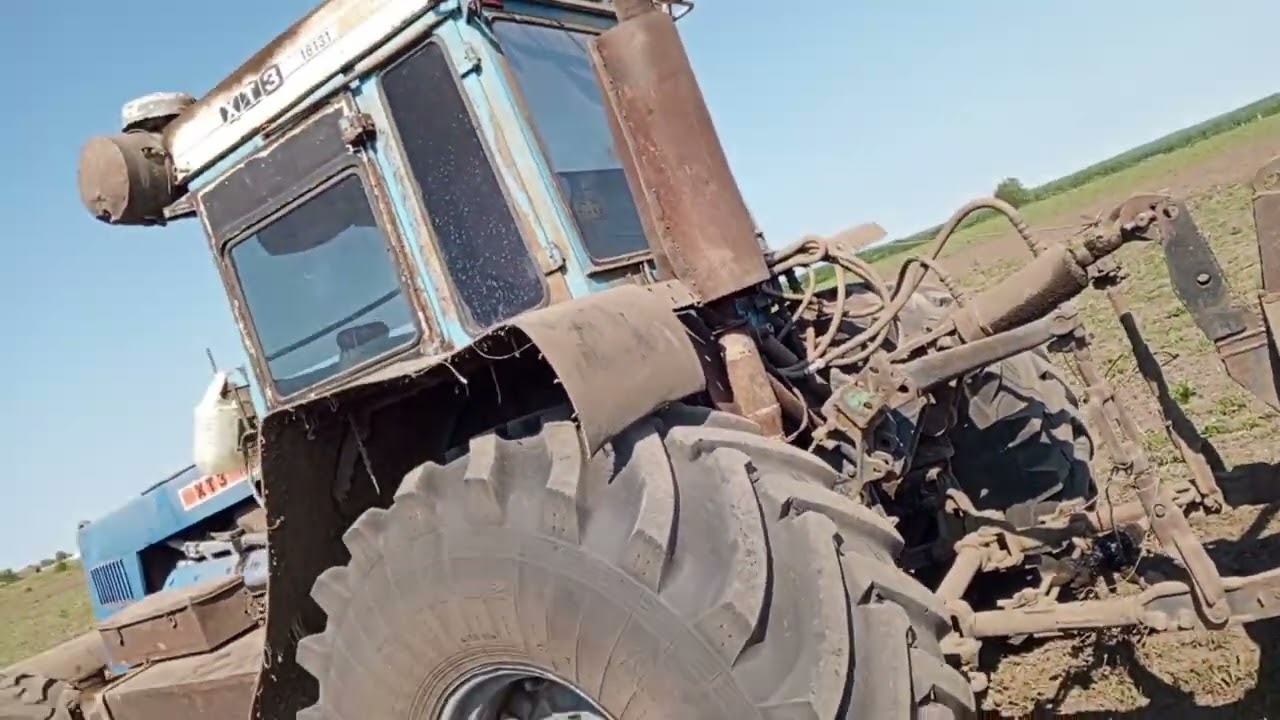 самодельный трактор БИЗОН.небольшой обзор 1 часть.