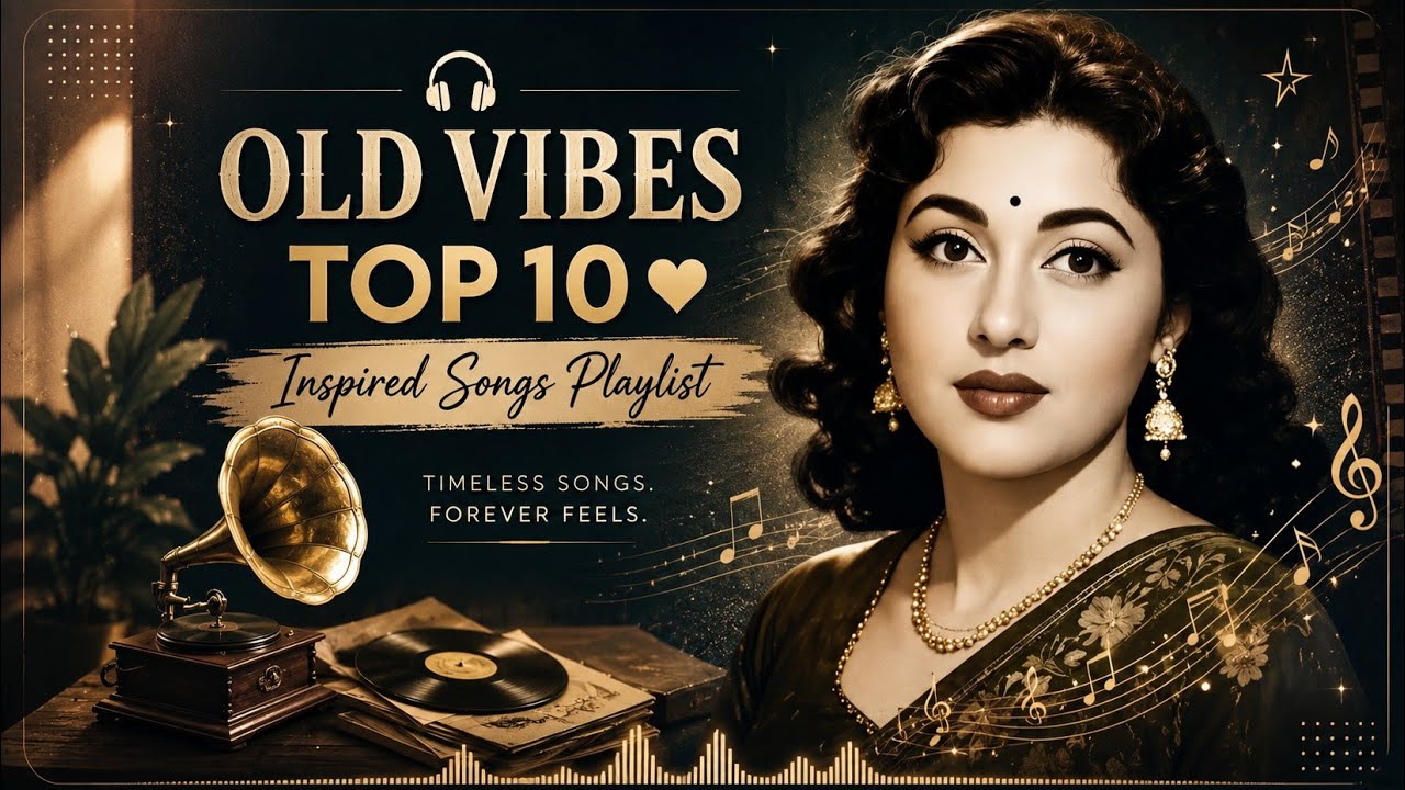 Top 10 AI Old Hindi Songs Playlist 🎵| Evergreen Bollywood Classics | Retro Love Songs 