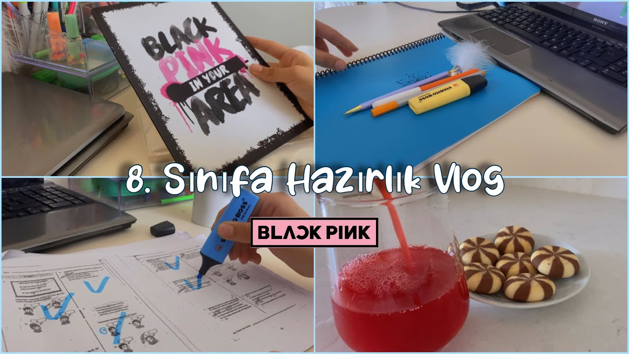 8. Sınıfa Hazırlık Vlog #3 | Oralet 🧡 / Yeni Nesil / Blackpink’li Tablo 💗✨ - Sütlü Kahve ☕️
