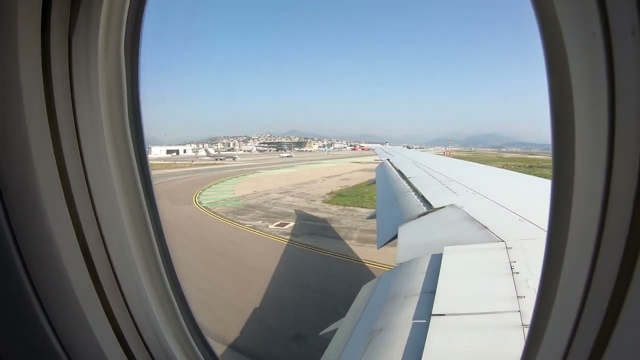 Takeoff from Nice, France - New York JFK - Delta 767-400