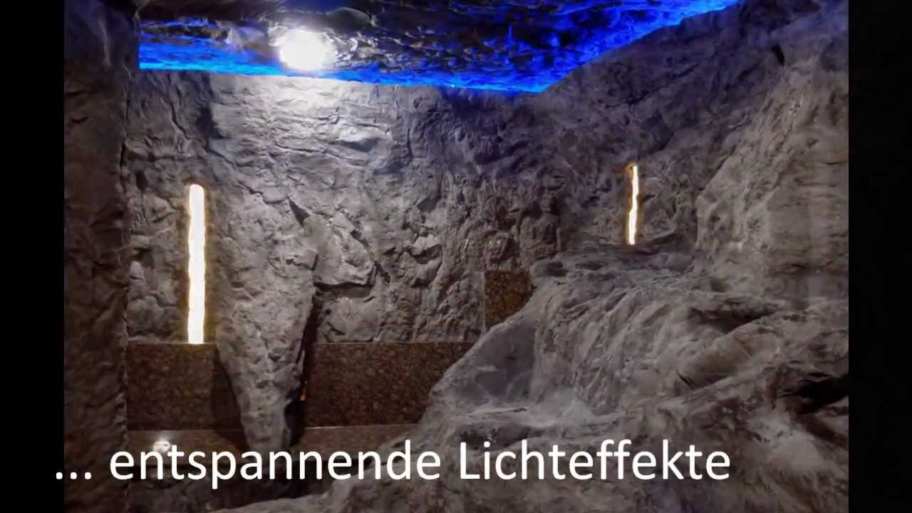 Saunalandschaft aus Kunstfelsen im ISHARA