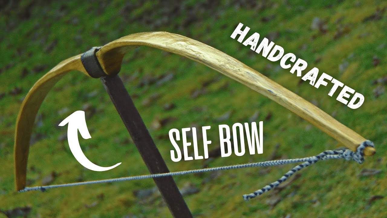 Making Snakey Black Locust Bow in Silence