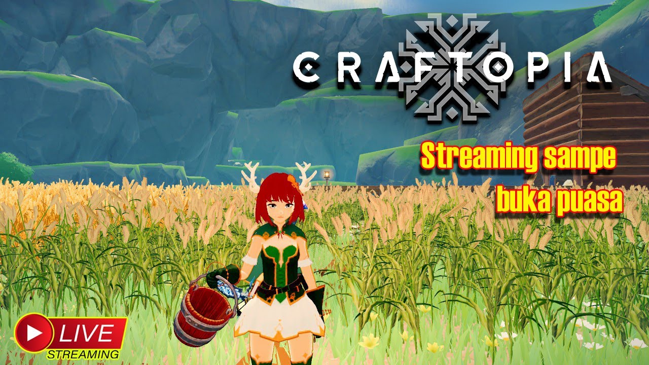 🔴[Stream] Ngabuburit main Craftopia Chill mode tanpa mic #chillstream #ngabuburitramadhan
