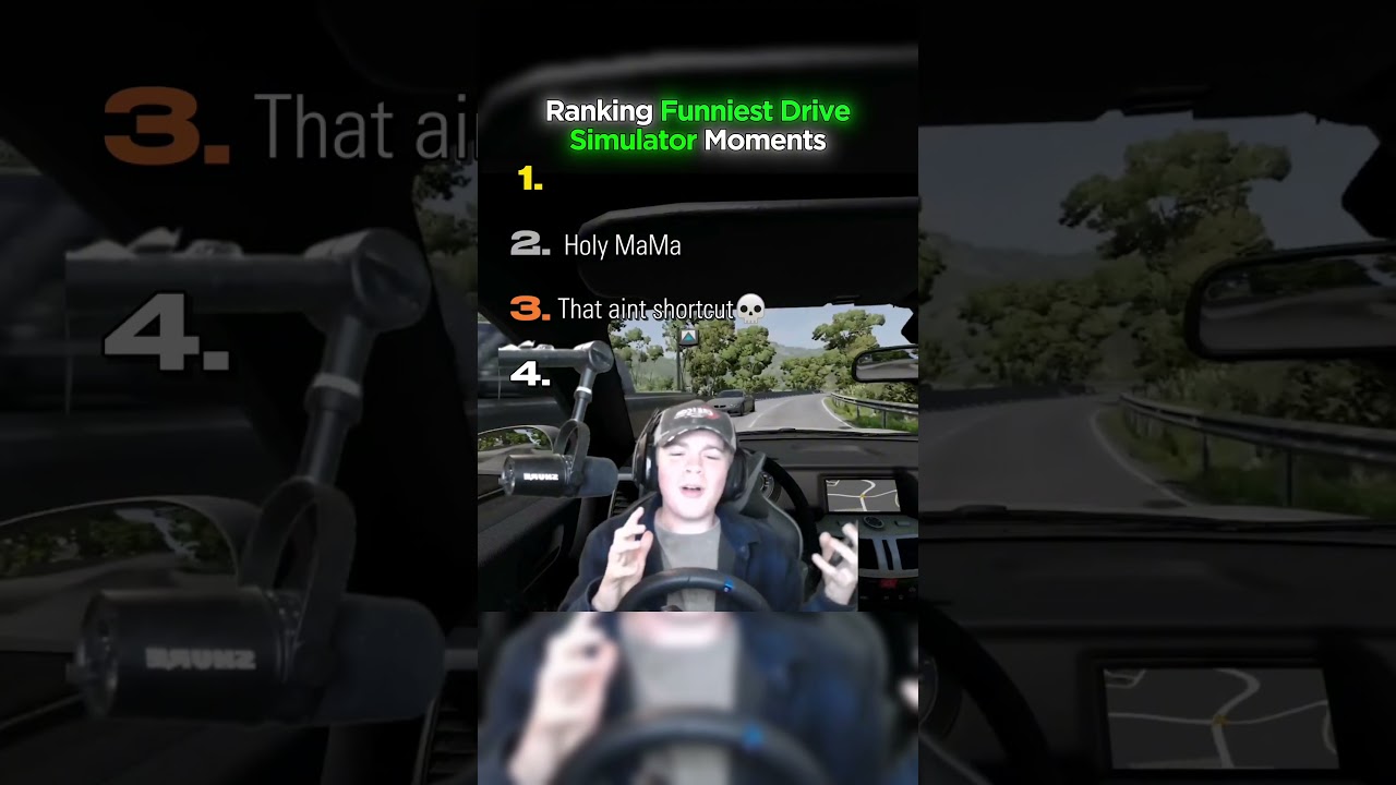 Ranking MOST Immersive Drive Simulator Moments