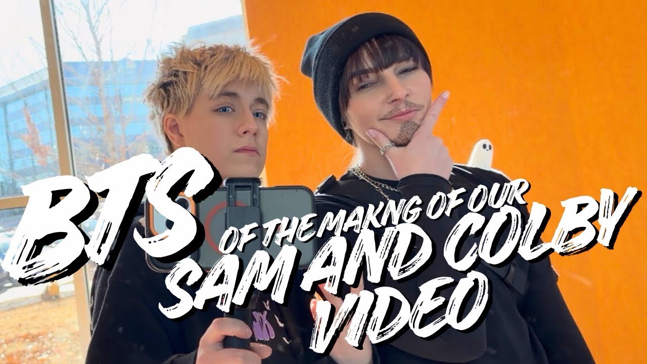 Bloopers & BTS of our Sam and Colby Parody Video!! 