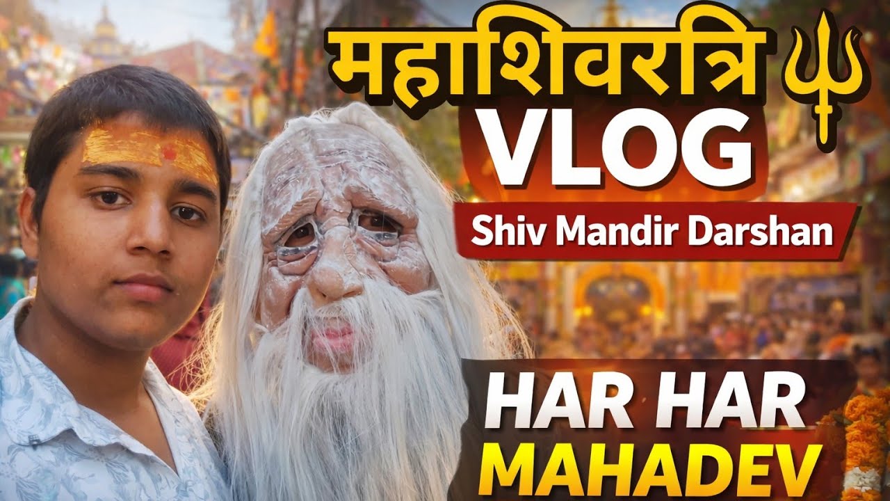 First Time Mahashivratri Vlog 🔱 | Temple Visit | Har Har Mahadev