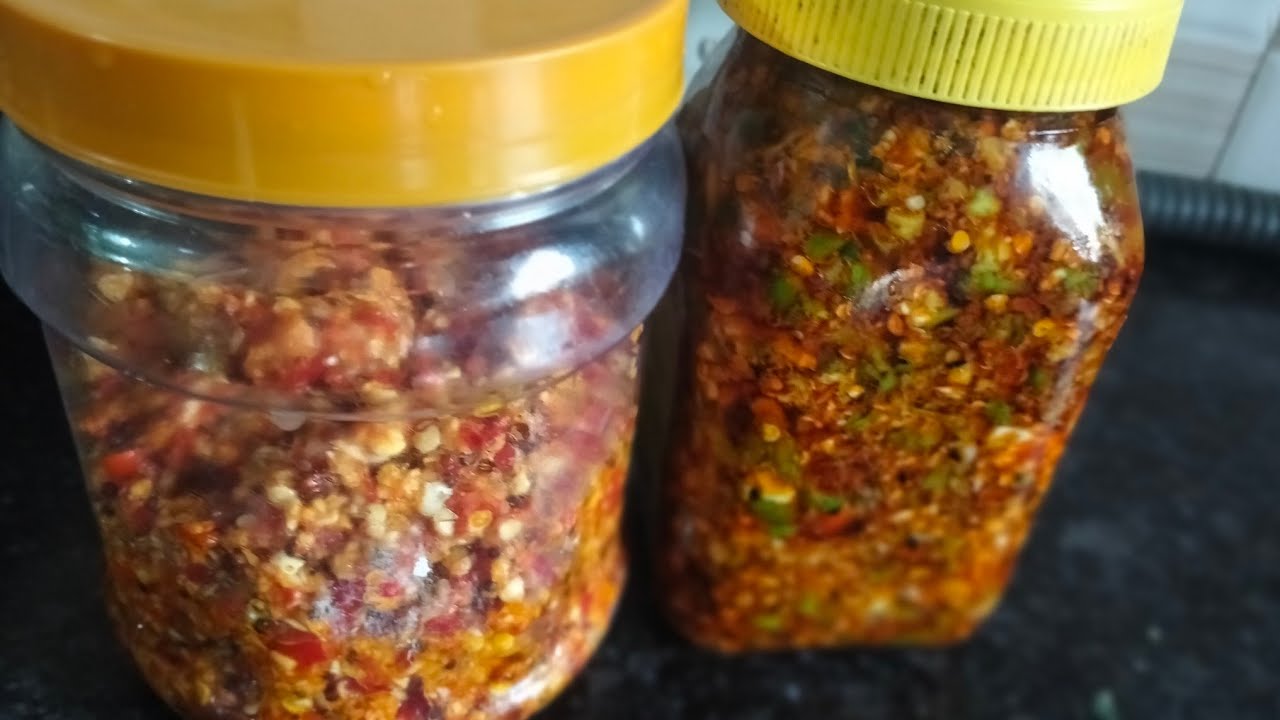 खुर्सानी र लसुनको स्वादिलो थिचेेको अचार@srijanakitchen