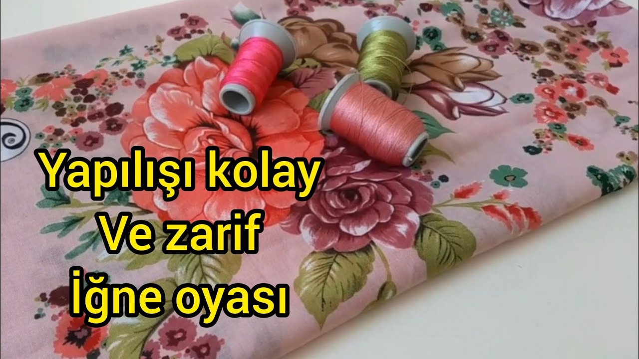 Yapılışı kolay Ve zarif İğne oyası