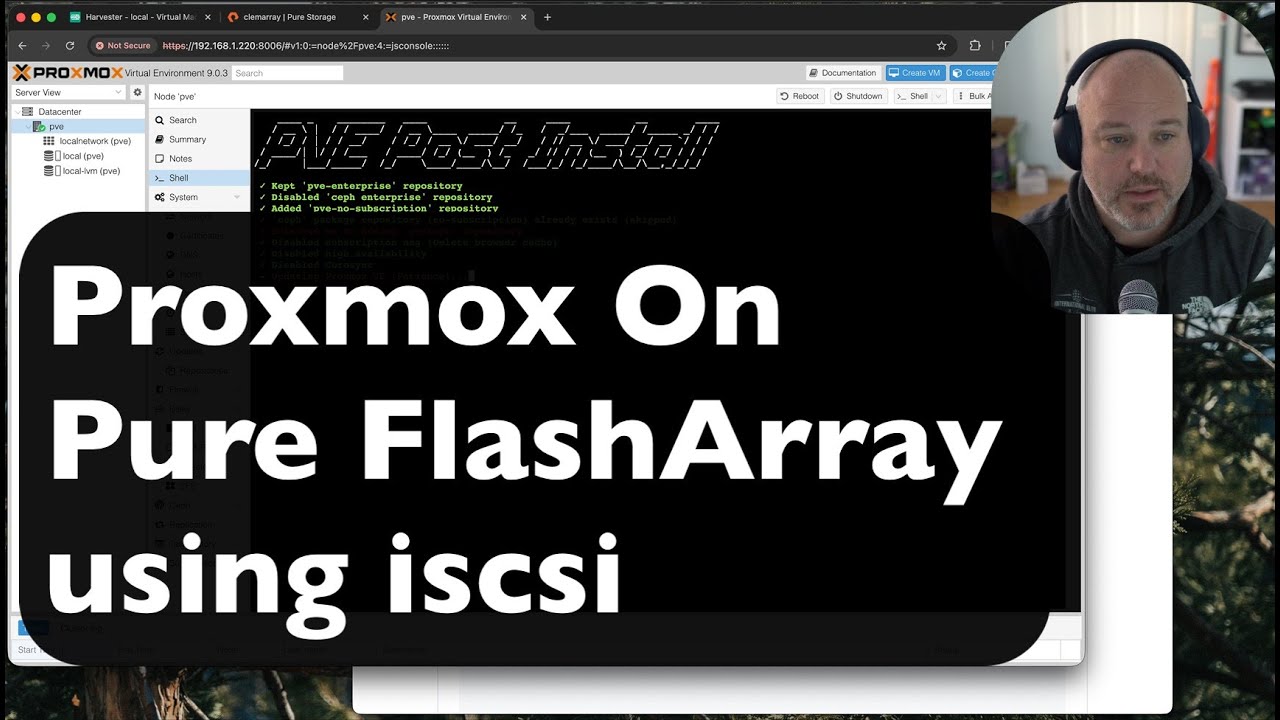 Proxmox, использование iscsi с Pure Storage FlashArray