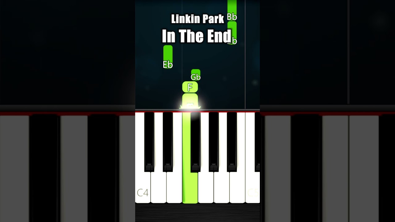 Linkin Park - In The End - BEGINNER Piano Tutorial