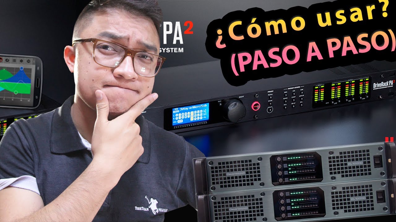Tutorial de DriveRack PA2 DESDE CERO (Configuración a 3 vías con un EQUIPO HECHIZO)