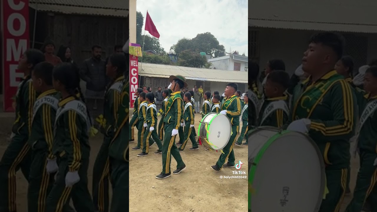 March Past at Rastrapati Running Shield 2k82🏆 // Proud & Disciplined Parade // Holy Child// Rabi♥️♥️