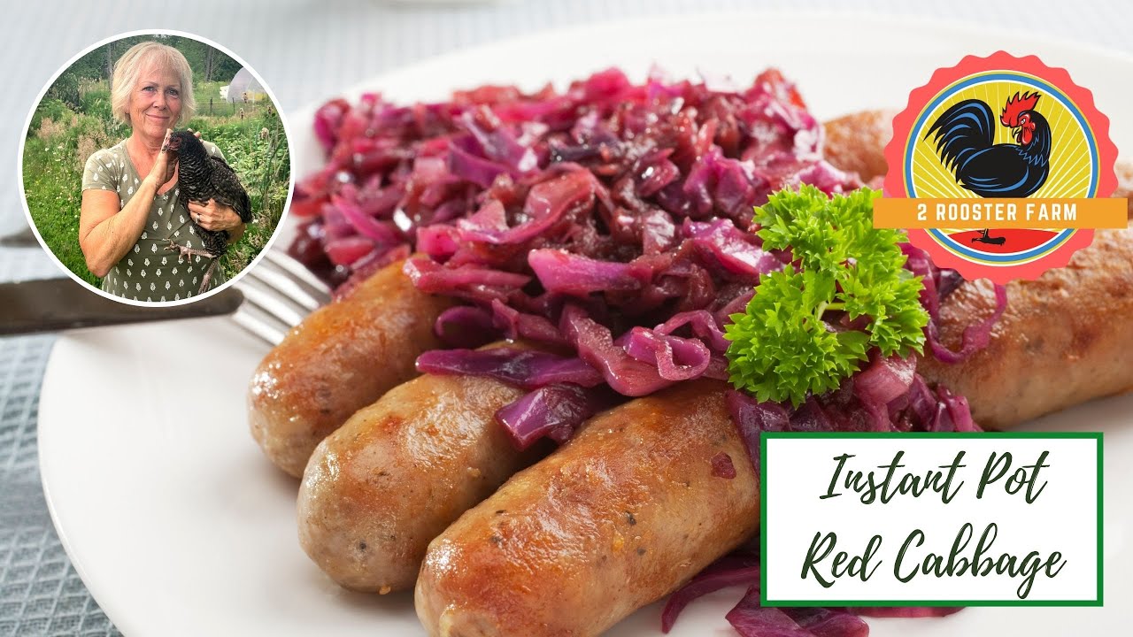 Instant Pot Red Cabbage ▷ Recipe is approved by my German husband too!