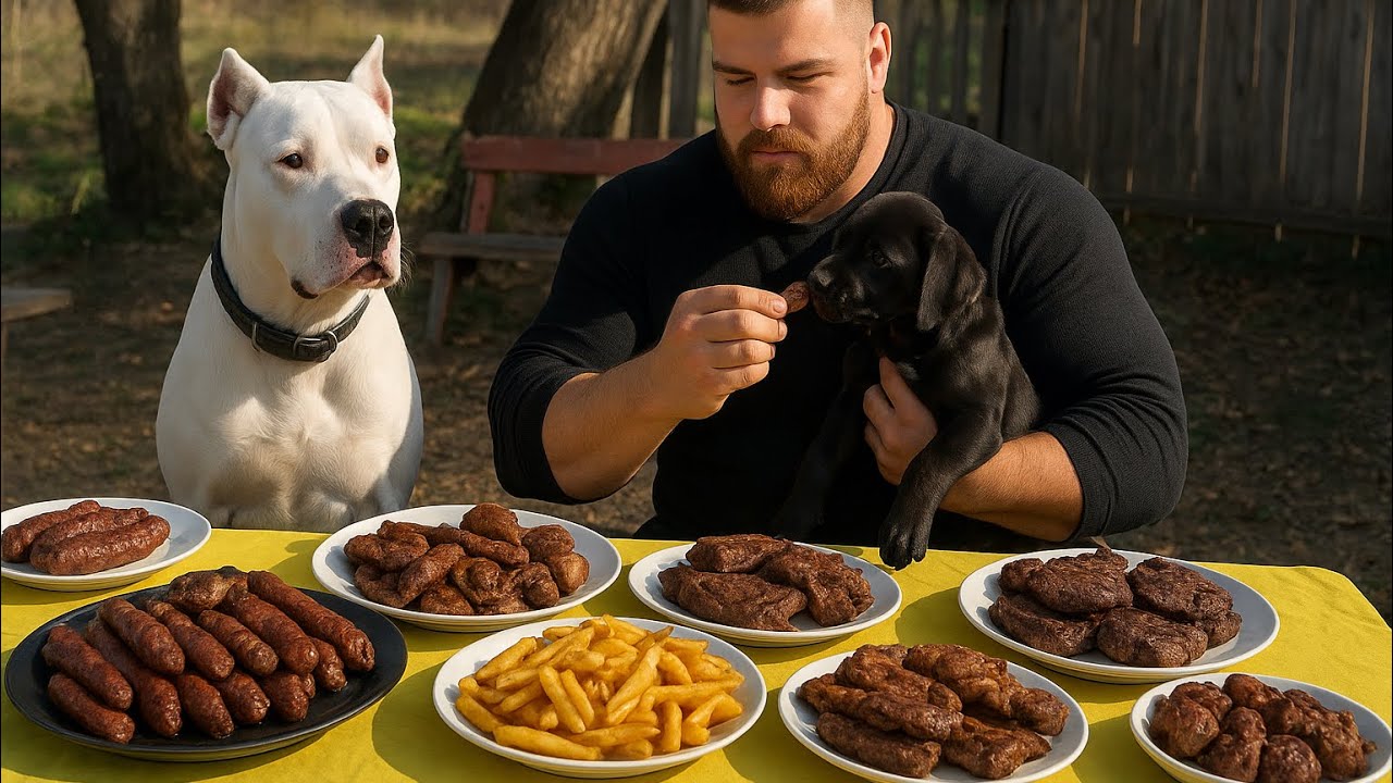 10 КГ СЫРОГО МЯСА MUKBANG! Дого Аргентино ТАЙСОН ЕСТ, ПОКА НЕ ЛОПНЕТ! 🥩
