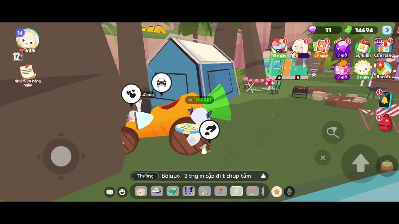 Bắt bọ trong play toegether
