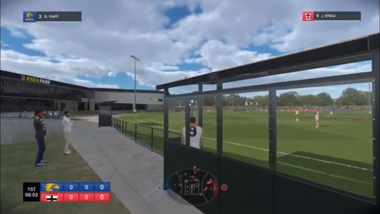 AFL 23 - Set Shot from the interchange bench