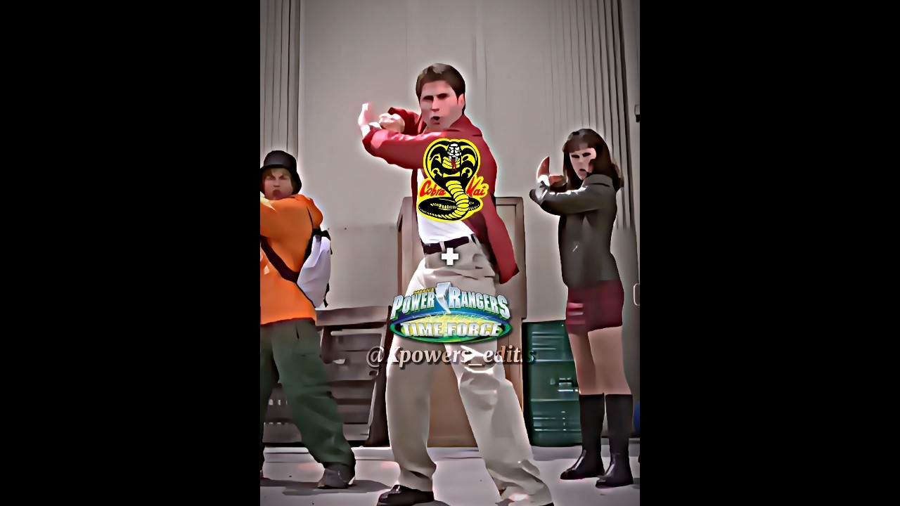 Cobra Kai x Ranger Da For&ccedil;a Do Tempo🐐💯 #Xpowersedits #powerrangers #cobrakai #timeforce #edit