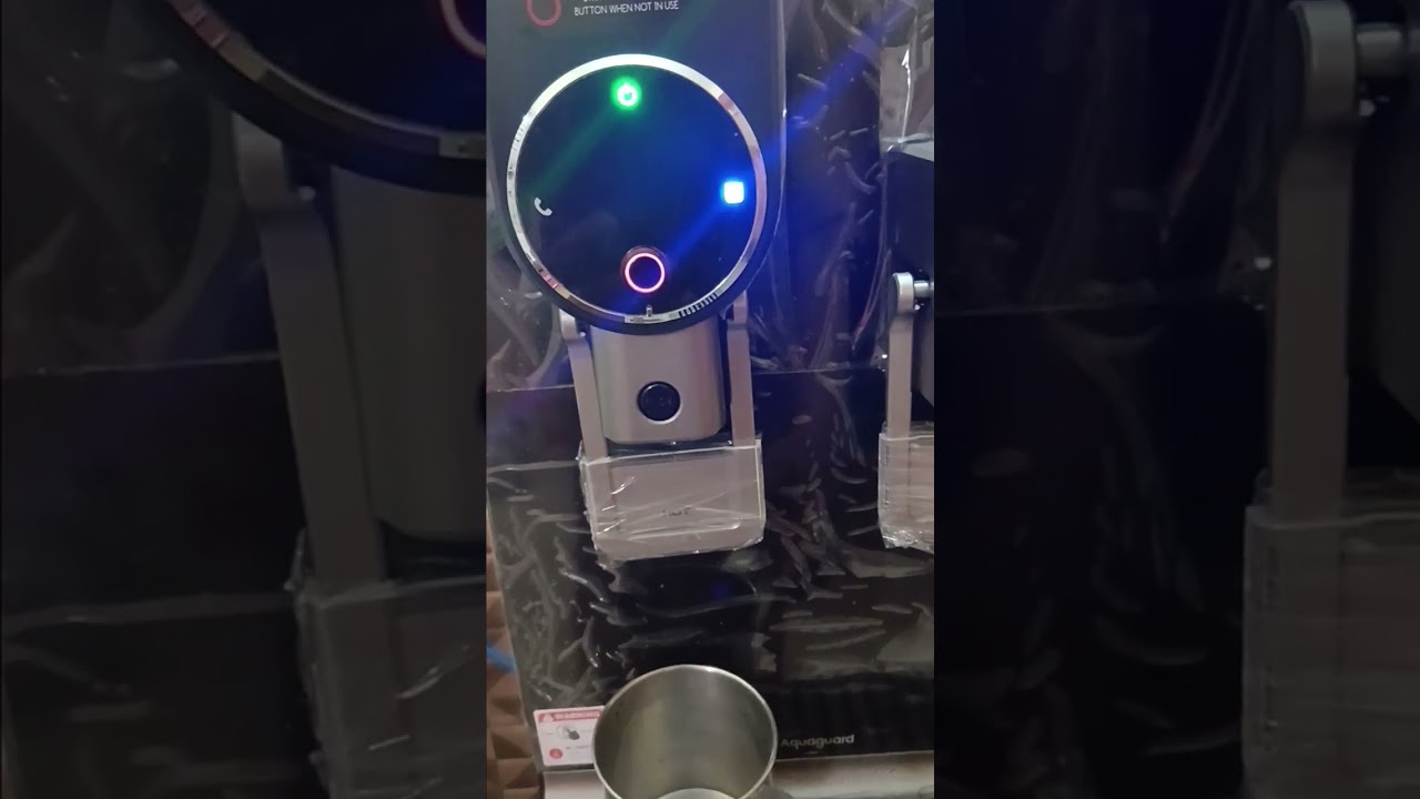 Hot water normal water side by side in a same aquaguard Eureka Forbes machine #hotwater #coldwater  