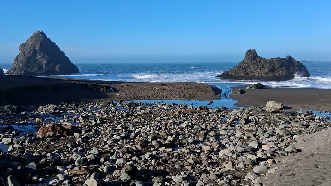 Furlong Gulch Creek/Beach, Sonoma Coast, California, March 12, 2026