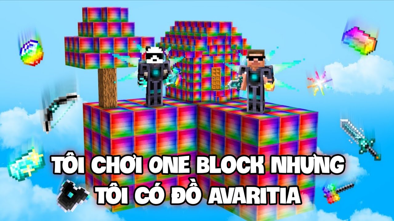 Tôi Sinh Tồn Trên One Block Và Item Avaritia Rơi Như Mưa!