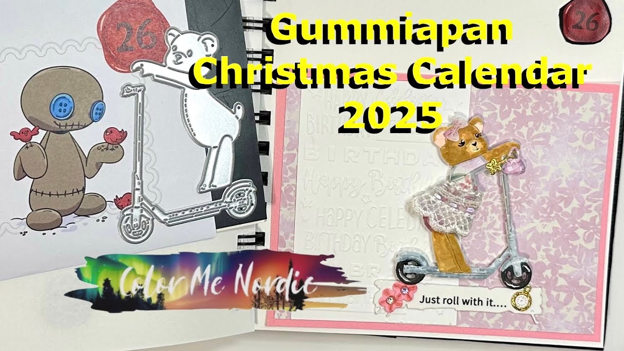 Рождественский календарь Gummiapan, день 26, 2025 @ColorMeNordic @gummiapan