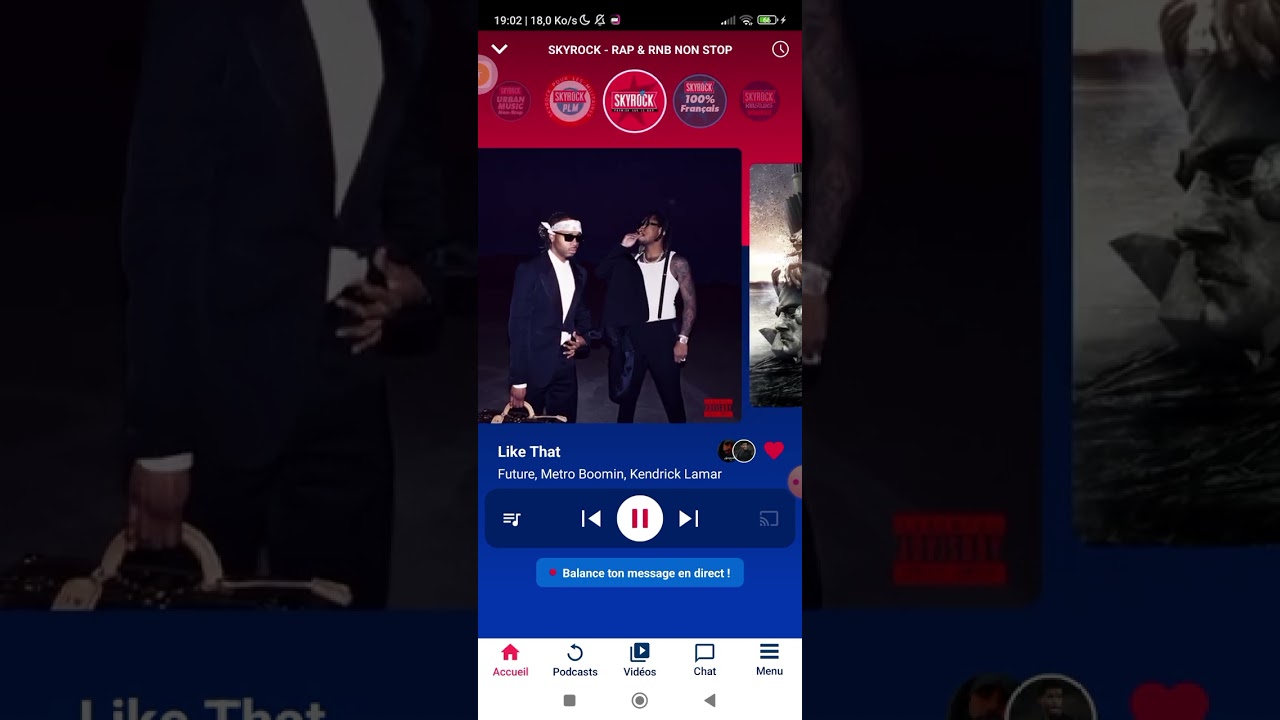 Future, Metro Boomin, Kendrick Lamar Like That Version Skyrock