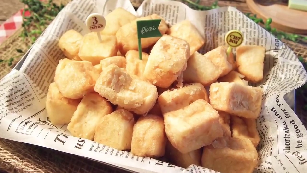 EASY Homemade Crispy Seafood Tofu Recipe 自制海鲜豆腐