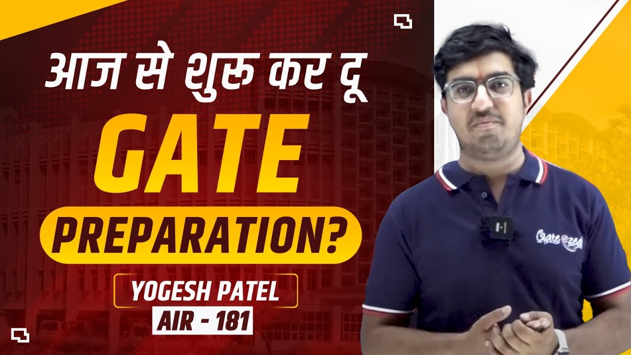 When To Start Preparing For Gate ? | How Toppers Think for Gate | @GATEATZEAL