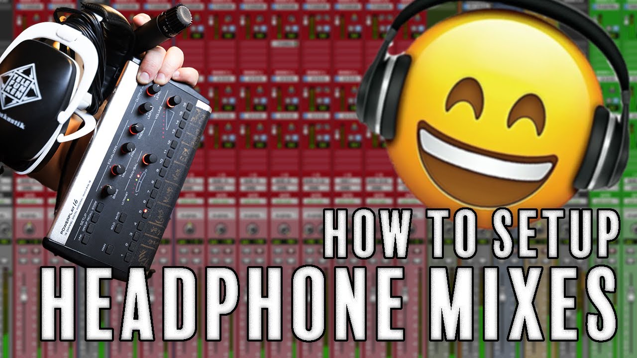 How do I setup up Headphones In the Studio?