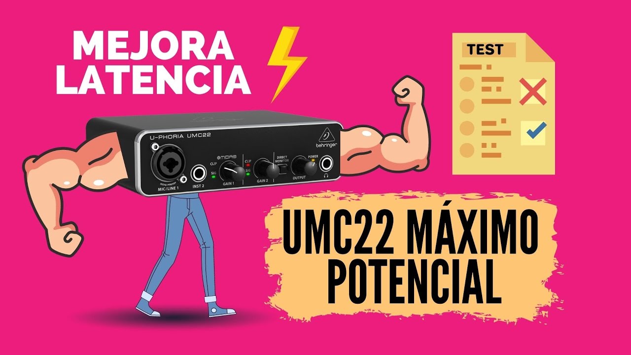 INTERFACE UMC22 - MEJORA LATENCIA / TEST DE PREAMPS / USA TODO SU POTENCIAL Y CREA MUSICA INCREIBLE