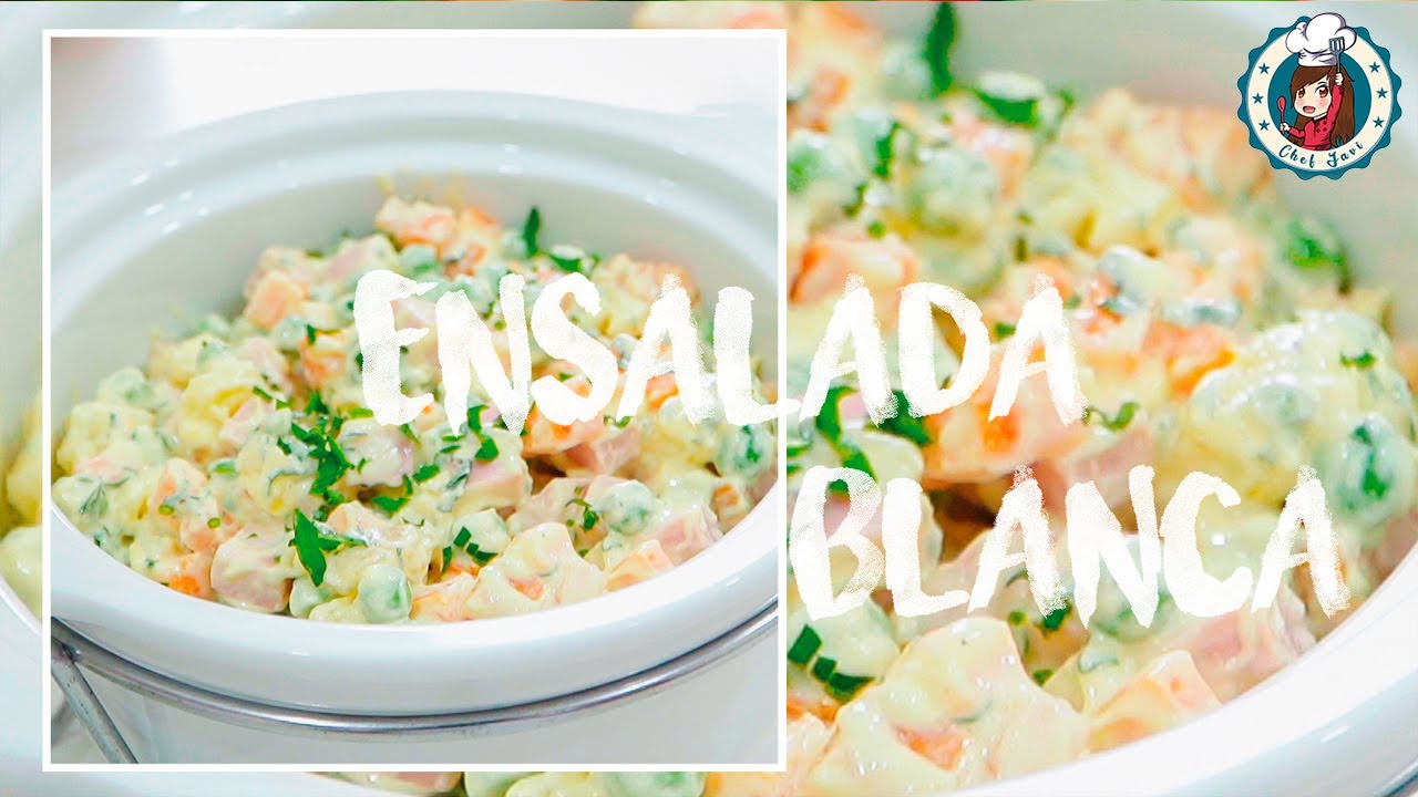 Ensaladas  navideñas /ensalada blanca /ensalada tropical