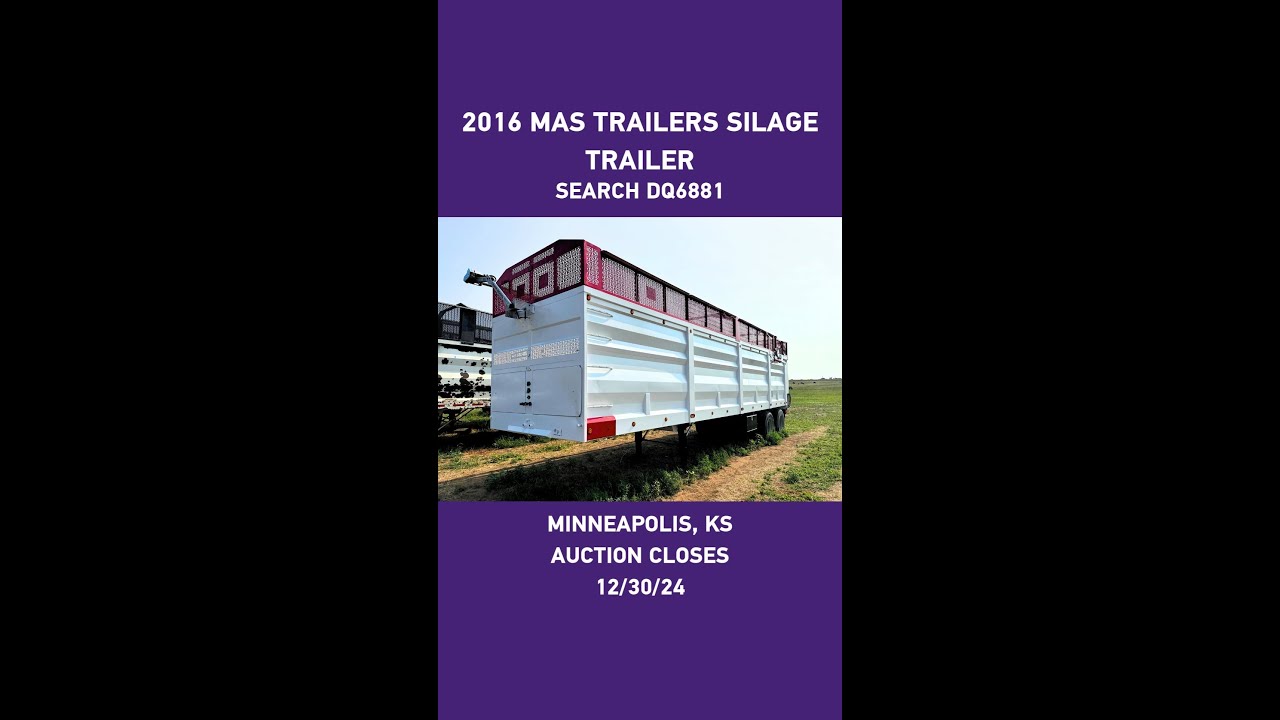 2016 MAS Trailers silage trailer | sold on December 30, 2024