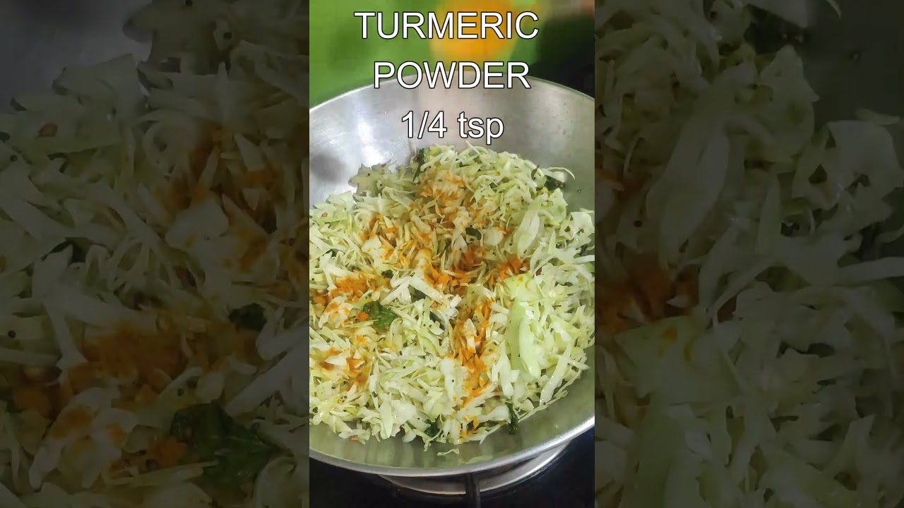 Cabbage Fry | Quick and tasty side dish #shorts #goodfoodkitchen
