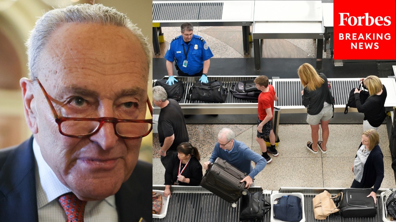 JUST IN: Chuck Schumer Previews Upcoming Vote To Fund TSA Amid DHS Shutdown