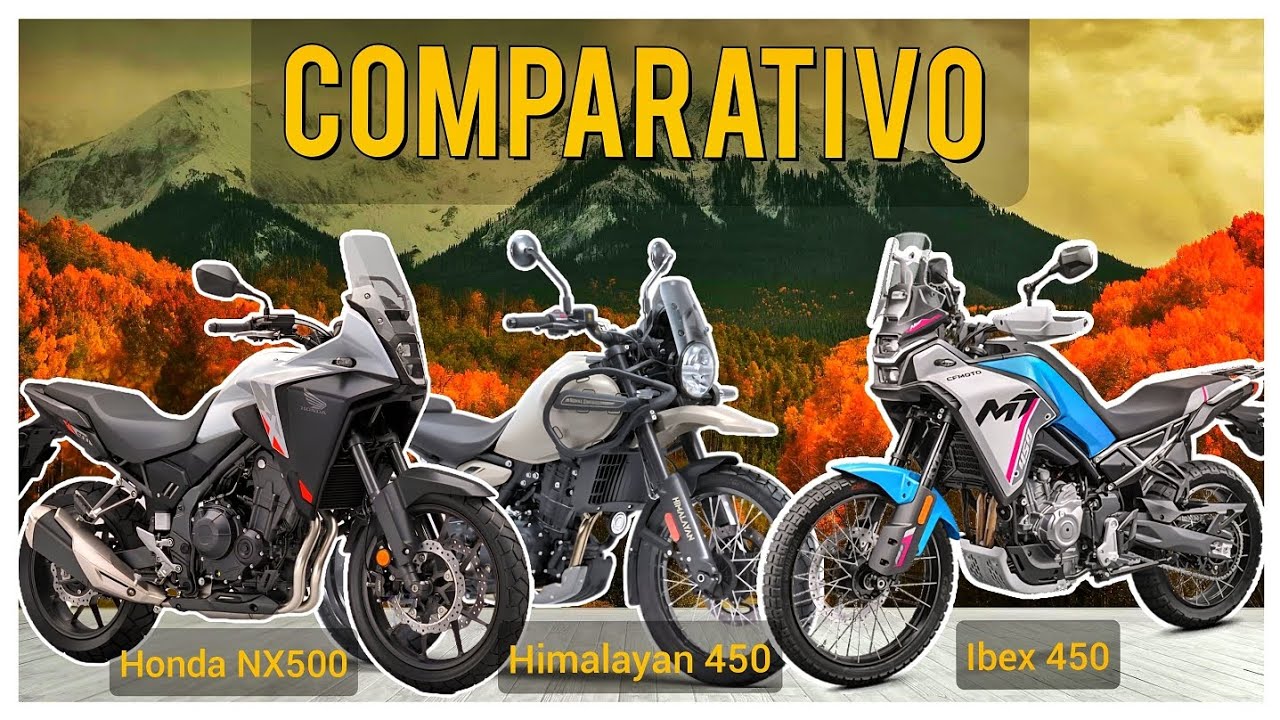 COMPARATIVO NX500 vs IBEX 450 vs HIMALAYAN 450 - MOTONEWS