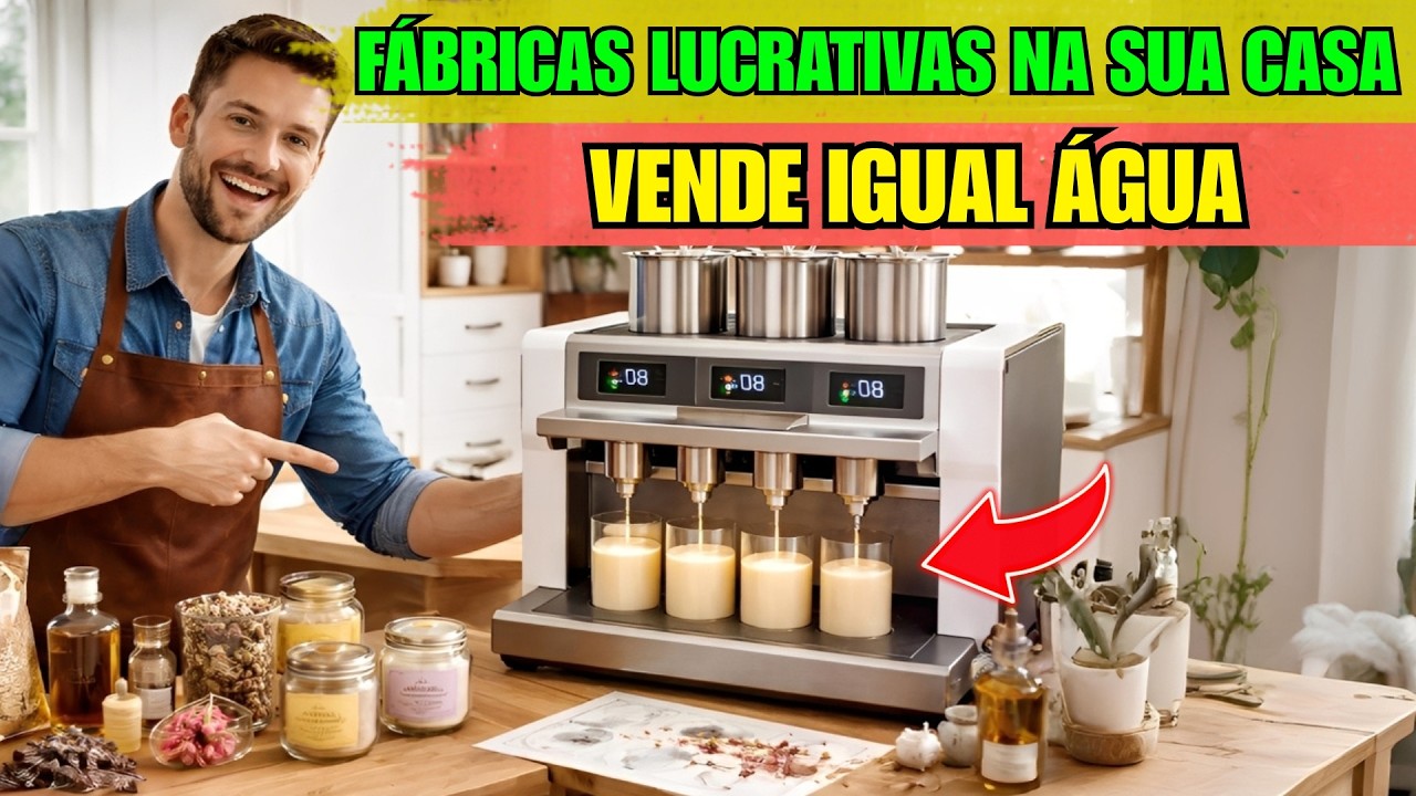 8 Máquinas Compactas para Montar Sua Fábrica em Casa e LUCRAR MUITO