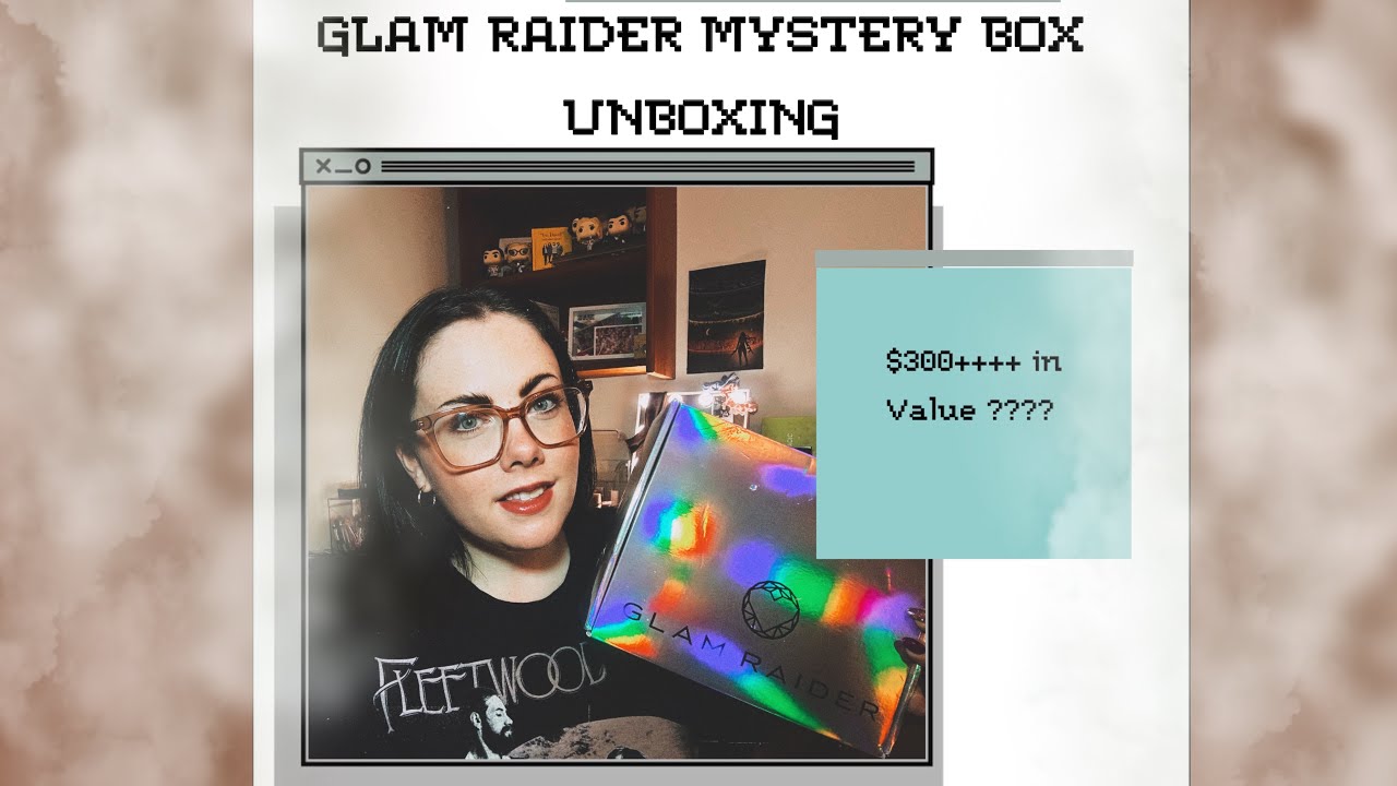GLAM RAIDER MYSTERY BOX ! $300++ value ????