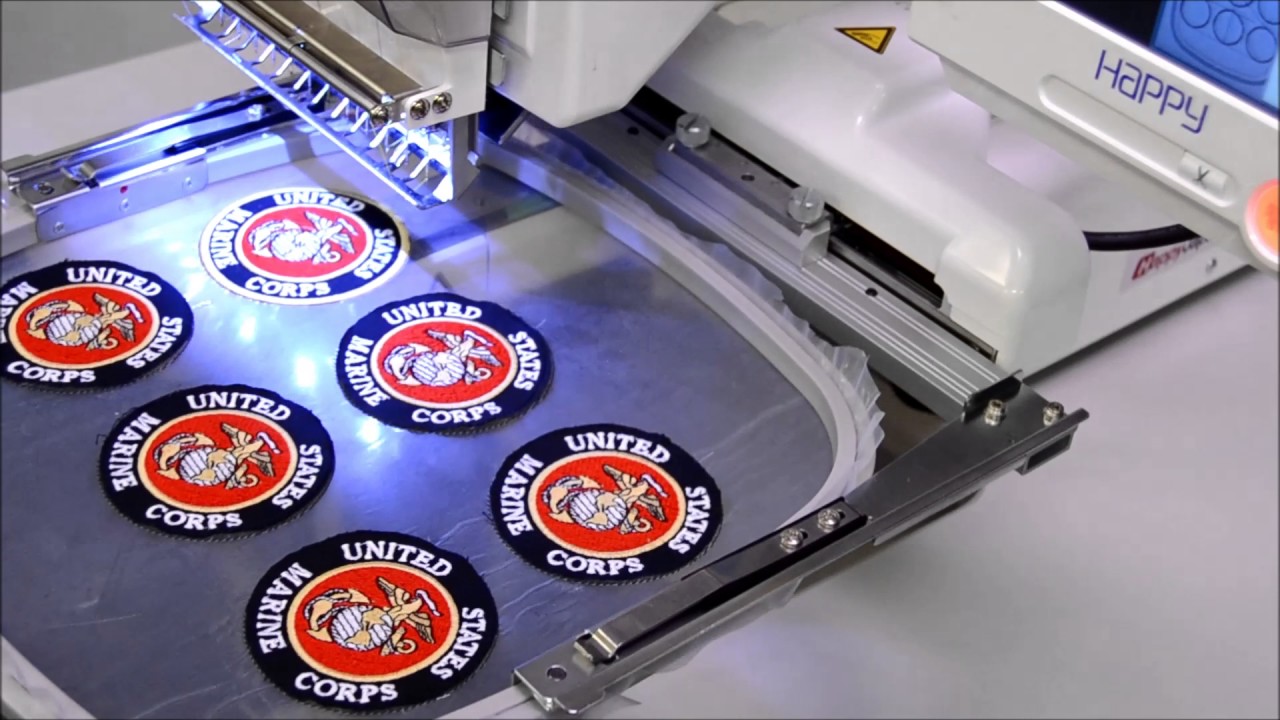 2 of 2: Mass-Producing patches with your HAPPY embroidery machine