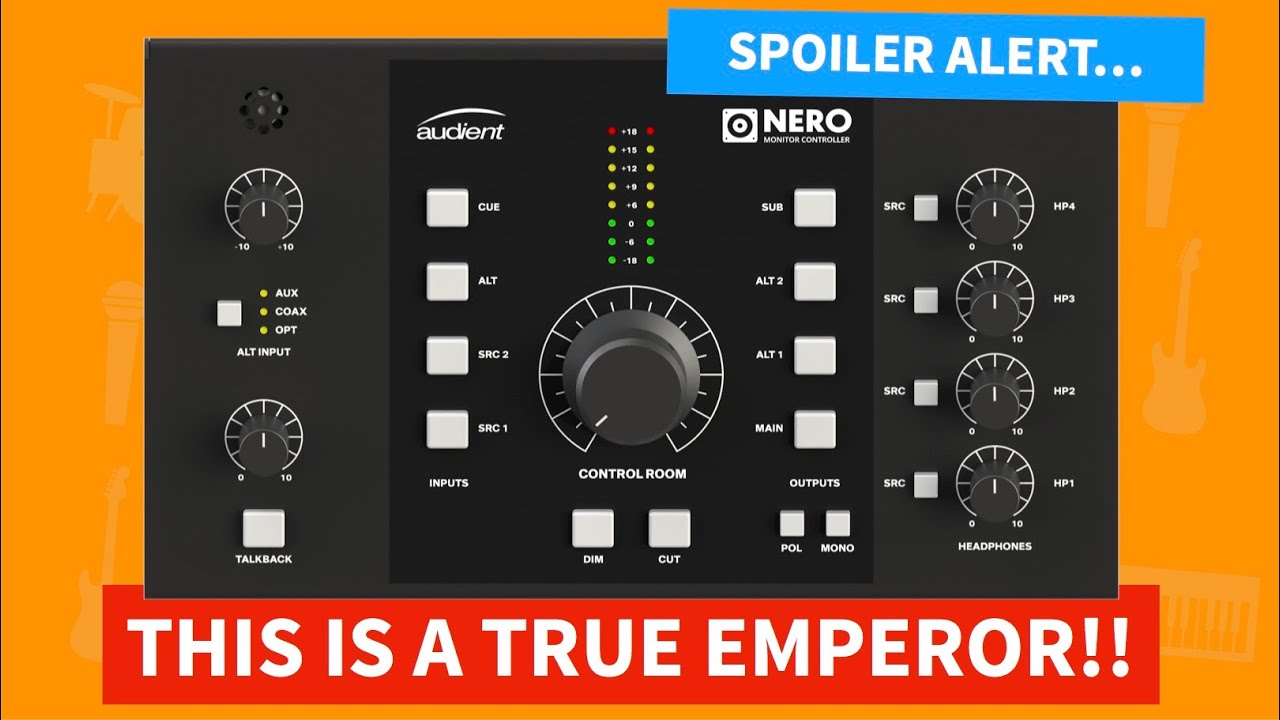Audient Nero Monitor Controller | Emperor, Or Silly Fish?