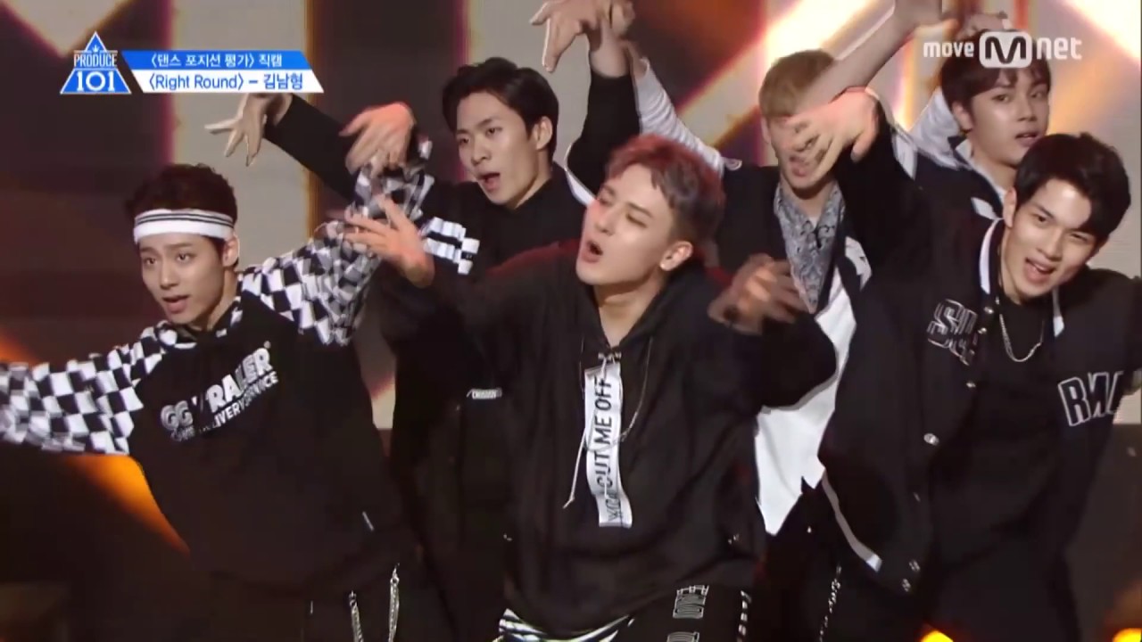 프로듀스101 시즌2  | Right Round (주학년, 홍은기, 여환웅, 유회승, 김남형, 변현민) 교차편집 (Clean Ver.)
