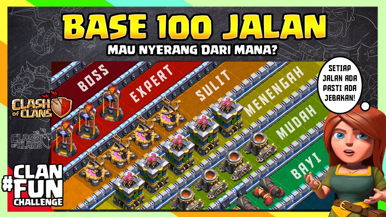 Base 100 JALAN Bikin CLASHER MIKIR 100x | CFC Indonesia