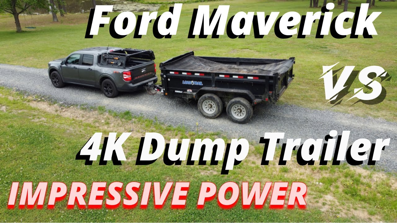 Impressive Power: FX4 Ford Maverick tows 4,000lbs dump trailer and UTV!