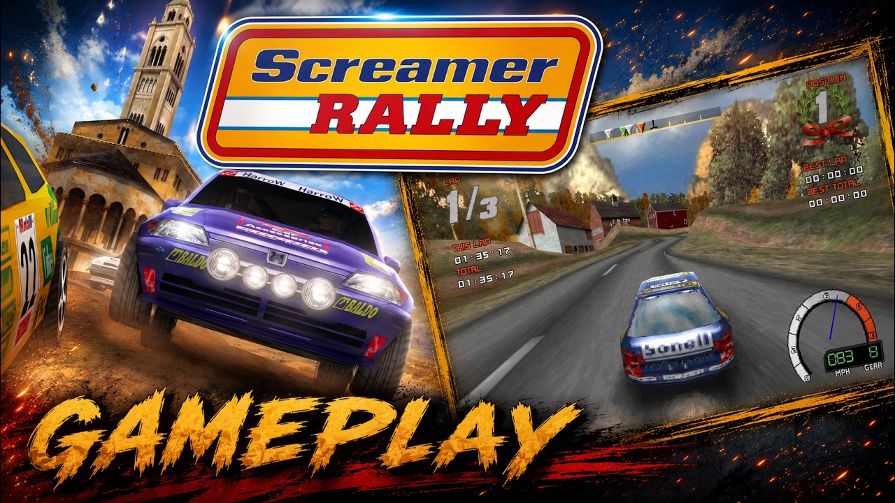 PC First Look [167] | Screamer Rally (1997) | 4K 2160p | Win 10/11