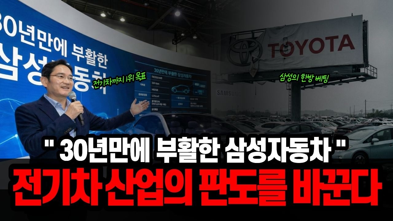 “30년만에 부활한 삼성 자동차” 삼성이 전기차 산업의 판도를 바꾸러온 이유