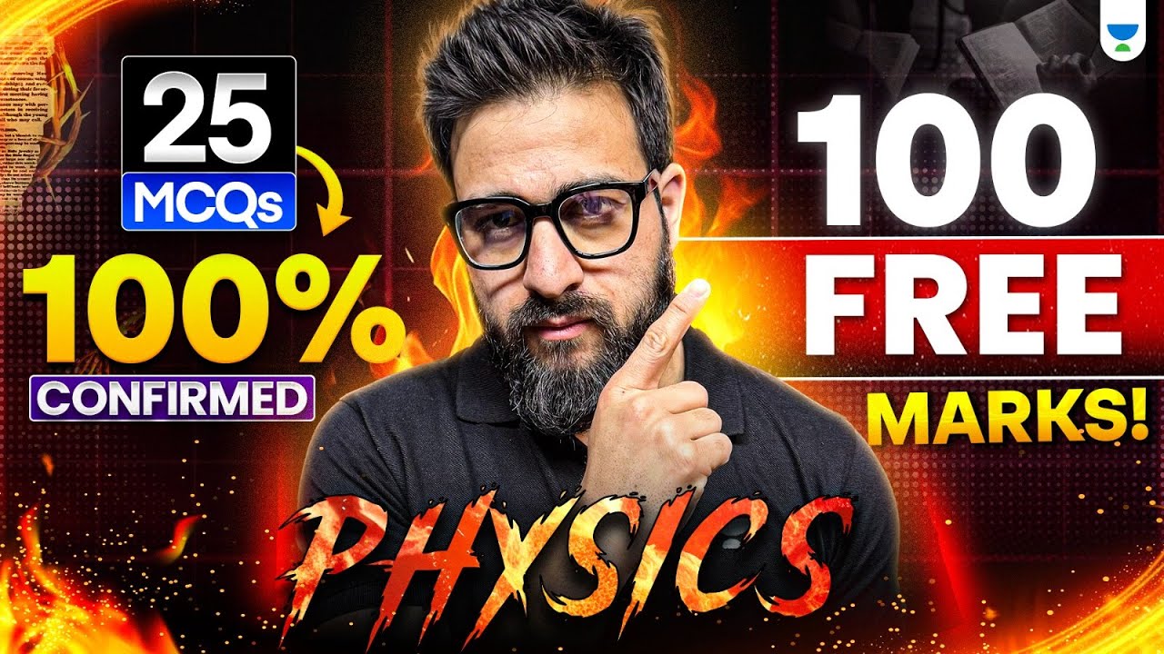 25 MCQs WILL Come Anyhow! 🔥| One Video = 100 Free Marks | NEET 2025 | Yawar Manzoor