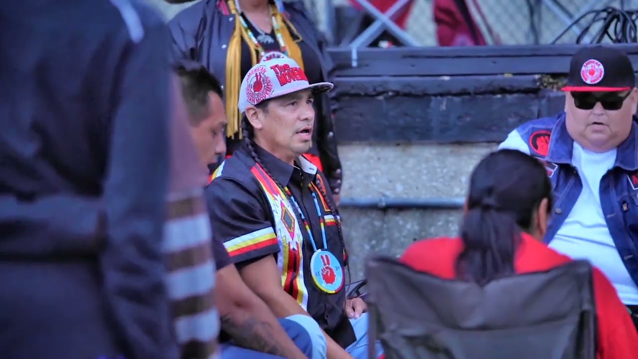 AIM Song - Leonard Peltier Rally - Grant Park Chicago
