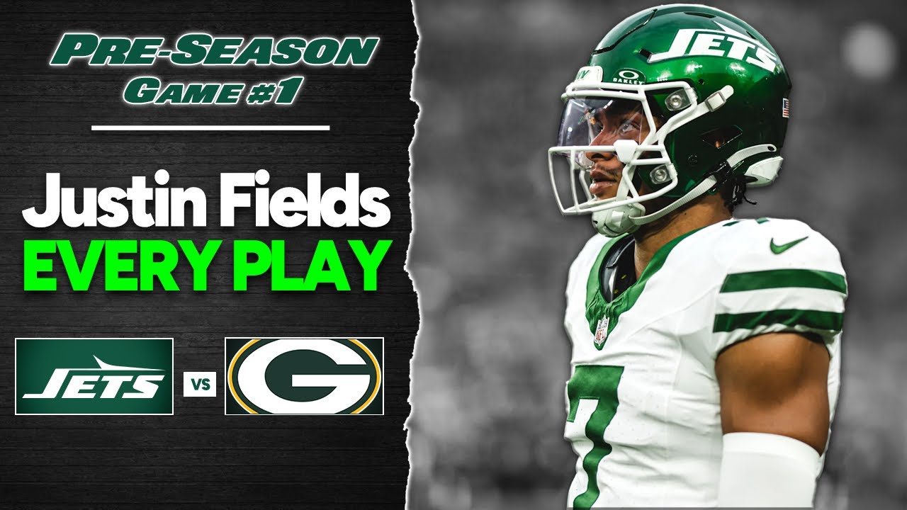 Justin Fields Every Play vs Packers - Preseason