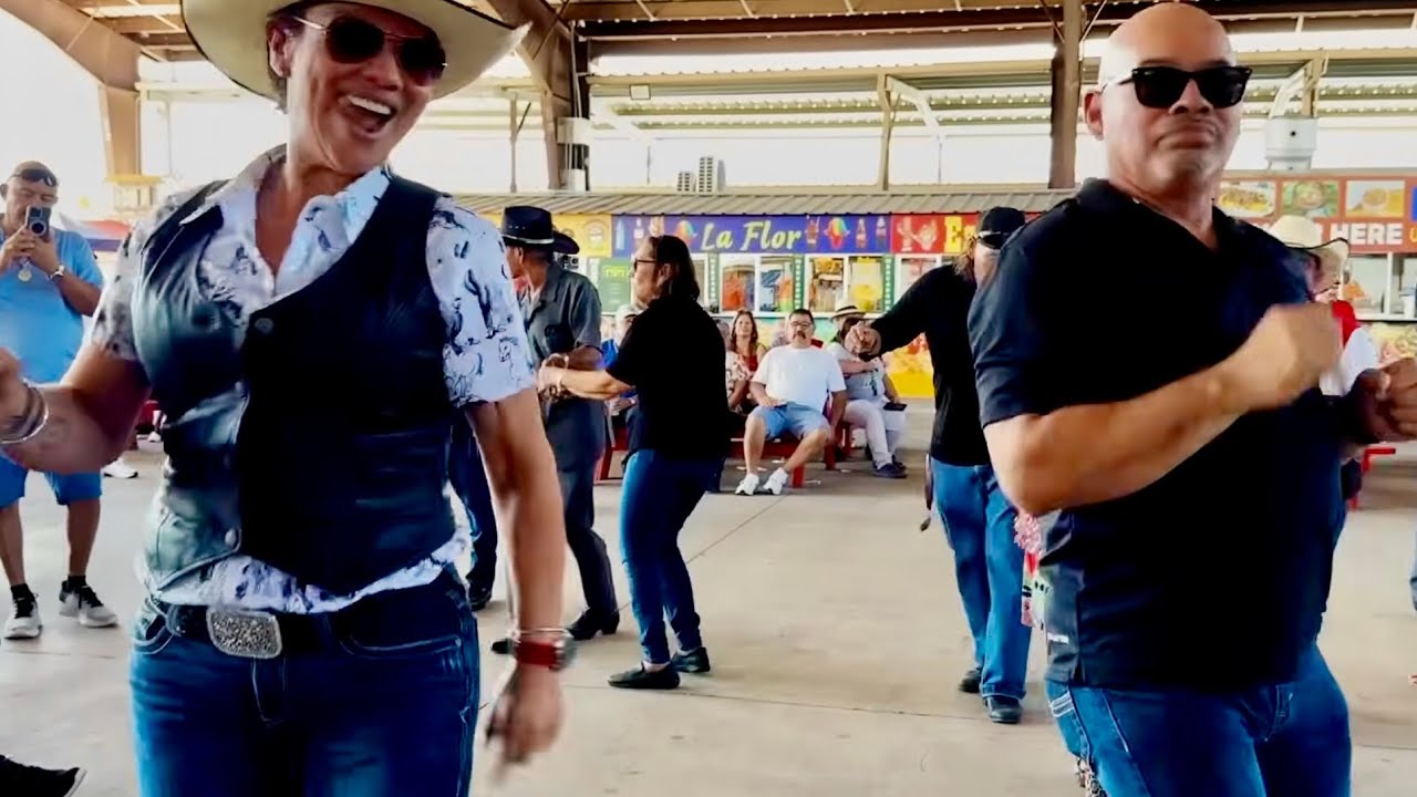 Sábado de baile en la pulga de Álamo Texas RGV 