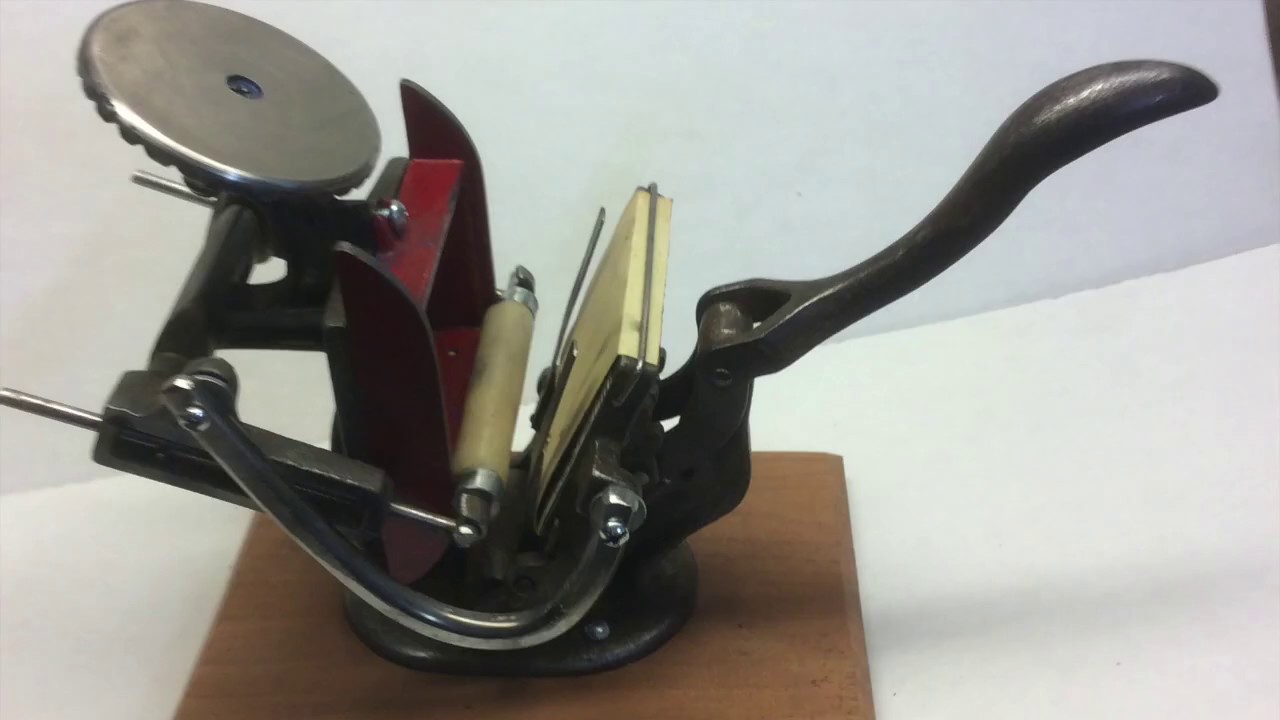 Small Antique Printing Press Restoration