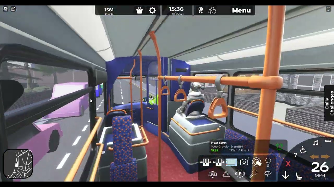 Roblox Croydon Rail Replacement service From Norwood Junction to West Croydon